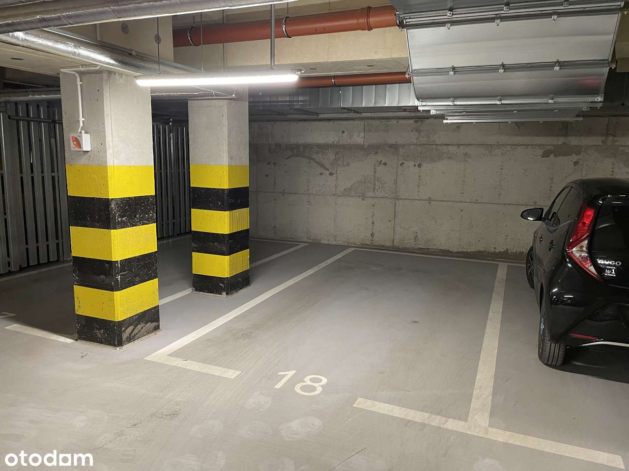 Miejsce w hali garażowej Drzymały