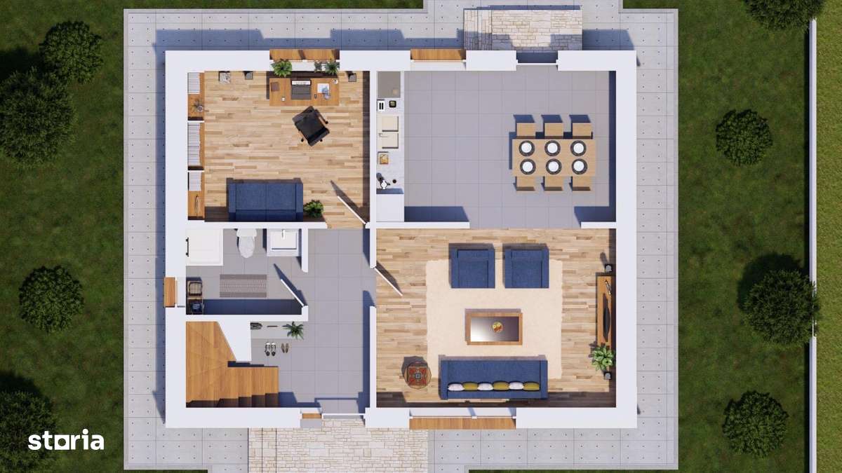 Case Parter + Mansardă + Demisol în Cartier Ciritei – Strada Plantelor - Imagine principală: 5/12