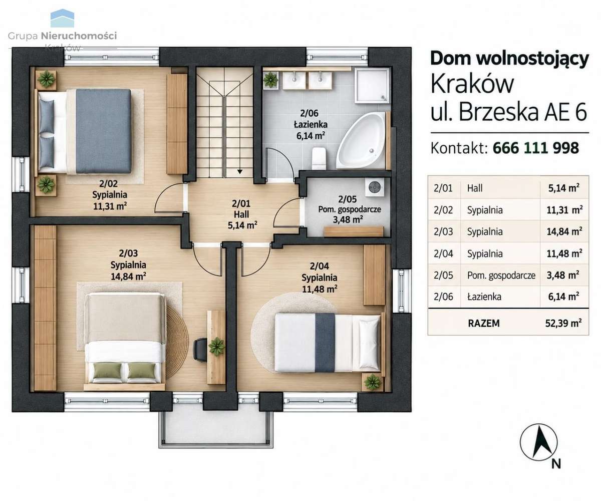 Dom wolnostojący 108 m² | Działka 8,76 a | Kraków-5