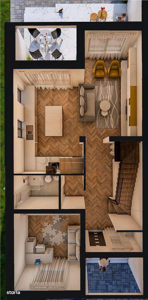 Duplex spatios - Cartier Plopi - toate utilitatile. - Imagine principală: 5/10