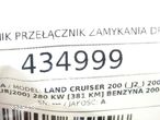 WŁĄCZNIK PRZEŁĄCZNIK ZAMYKANIA DRZWI TOYOTA LAND CRUISER 200 (_J2_) 2007 - 2022 5.7 V8 (URJ200) - 5