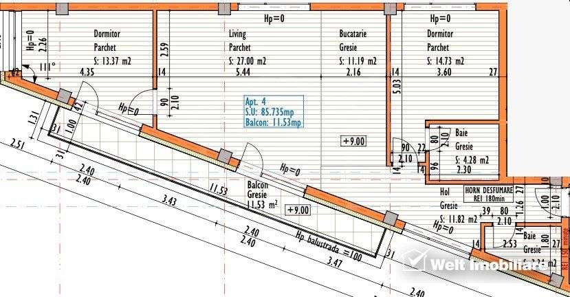 Apartament 3 camere | Confort sporit | Grigorescu | zona str. Eremia G - Imagine principală: 2/2