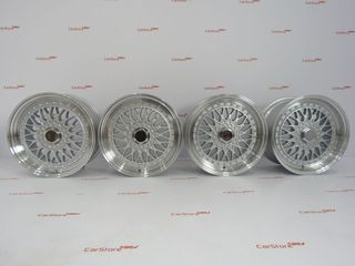 Jantes Look BBS RS 17 x 7.5 + 8.5 et20 5x112 + 5x120 Silver