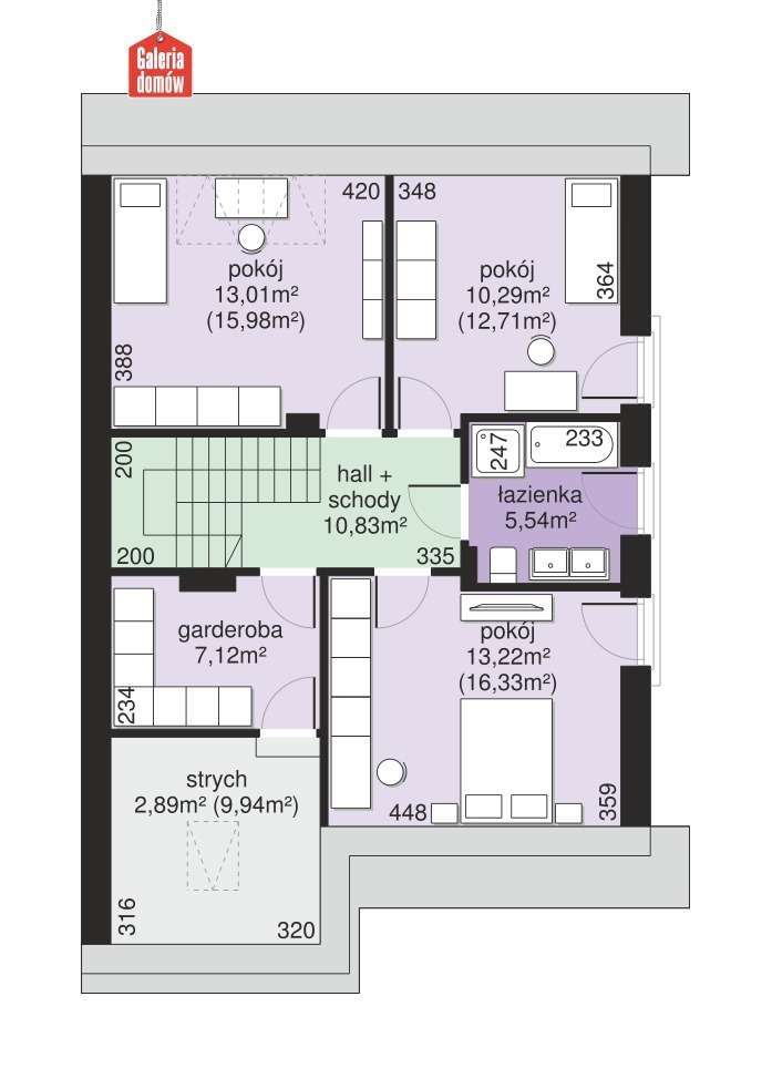 DOM Niepołomice - stan deweloperski - działka 5 ar - Pełny obrazek: 5/9