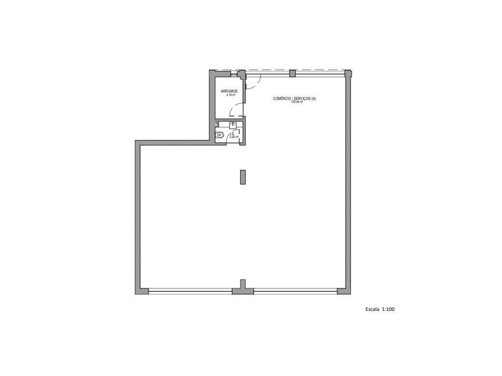 Loja nova destinada a comércio/serviços com boa visibilidade junto ... - Grande imagem: 3/3