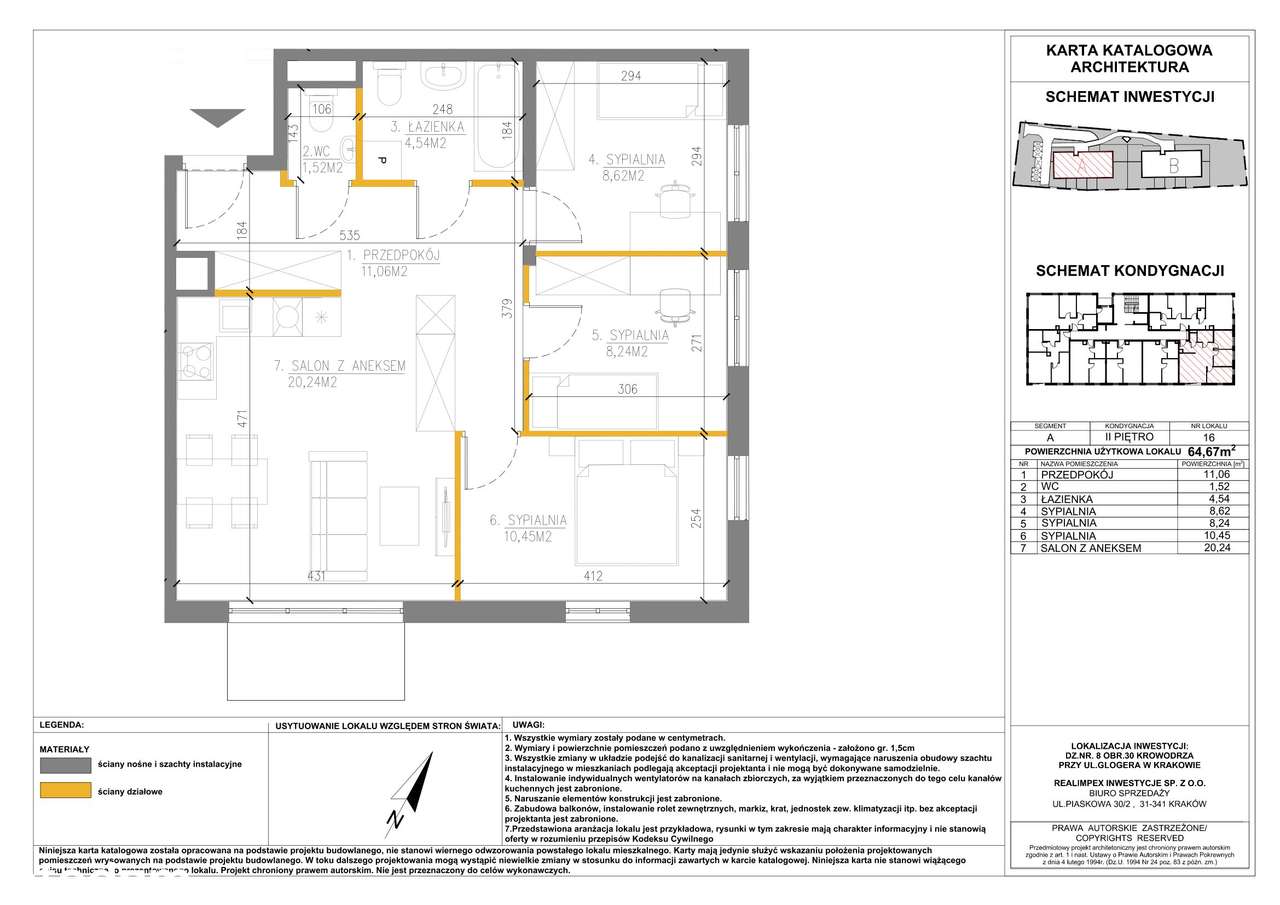 Glogera 32 | mieszkanie 4-pok. | M16 - Pełny obrazek: 2/9