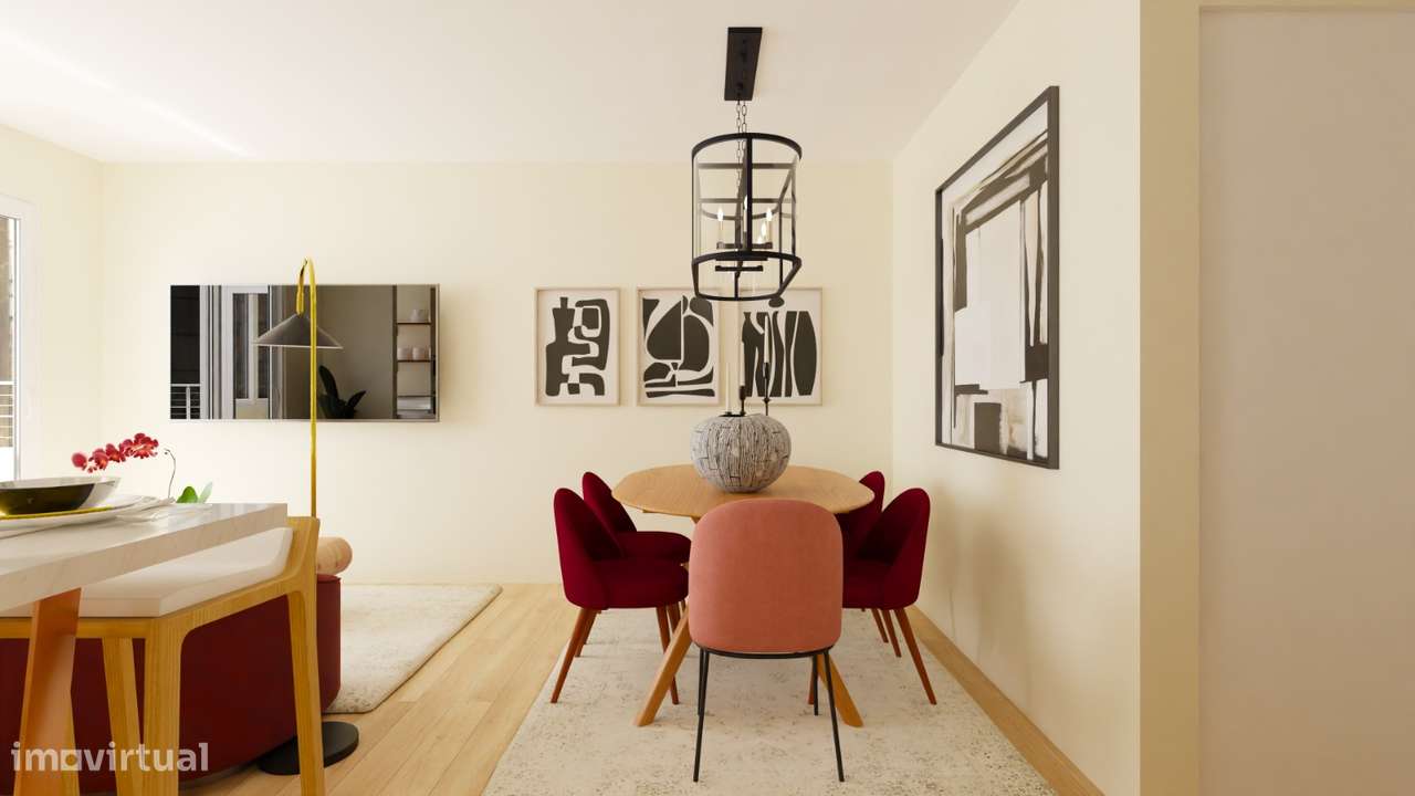 Viva em Oeiras! Apartamento T2, com varadas abertas e vista mar - Rua-36