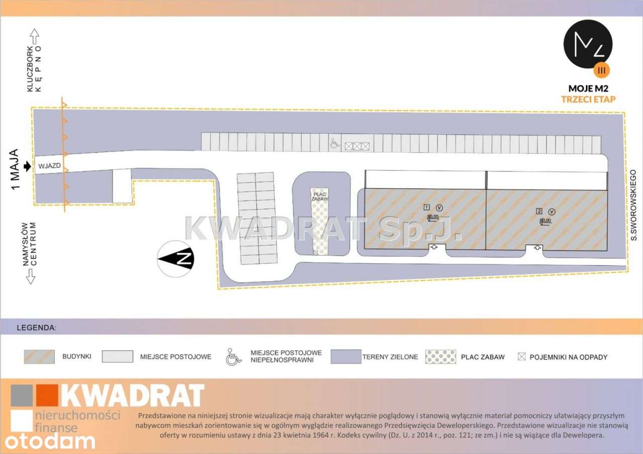 Nowoczesne mieszkania 33, 42 i 46 m2 - Namysłów - Pełny obrazek: 4/20