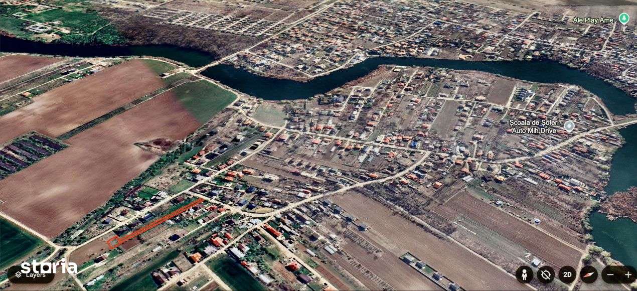 Teren priveliste deschisa, cu utilitati, zona retrasa, langa lac si pa-8