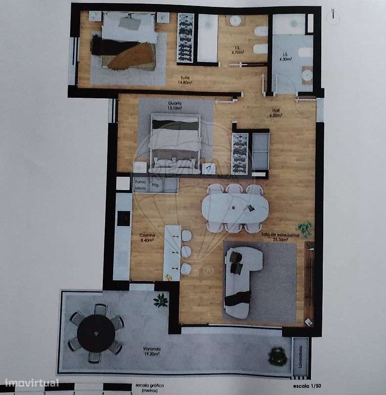 Apartamento T2 para venda - Grande imagem: 4/4