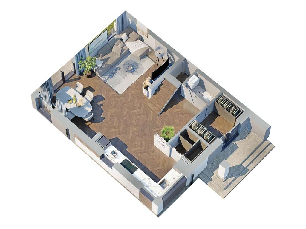 Nowoczesny Bliźniak, 2 Lokale po 162 m2 Truskaw - Pełny obrazek: 5/7