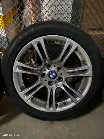 Jante BMW seria 5 M F10/F11 cu cauc difer 245/275-45/40-R18 vara Falken dot 2017 7-8 mm 9jx18is44 - 3