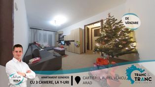 Apartament cu 3 camere, la Y-uri, in Vlaicu, croit pentru familia ta