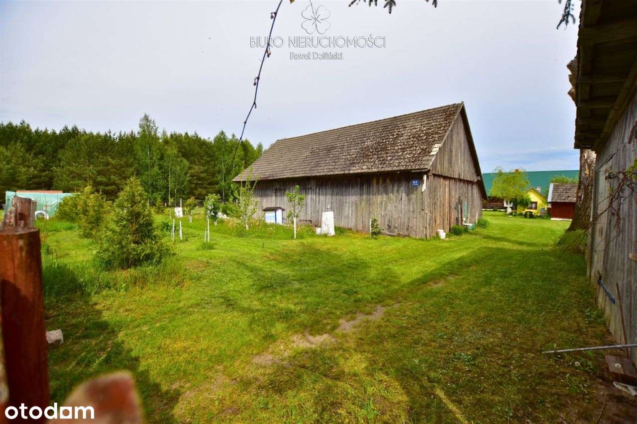Siedlisko z domem z bala i dużą działką 5194 m² - Pełny obrazek: 4/20