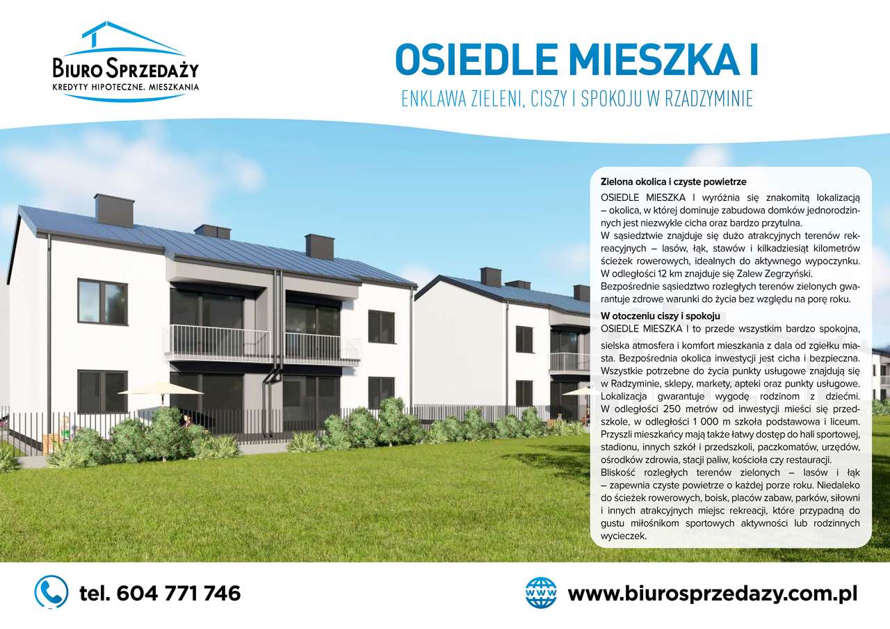 3 POKOJE+2MP+OGRÓDEK-GOTOWE DO WYKOŃCZENIA - Pełny obrazek: 4/9