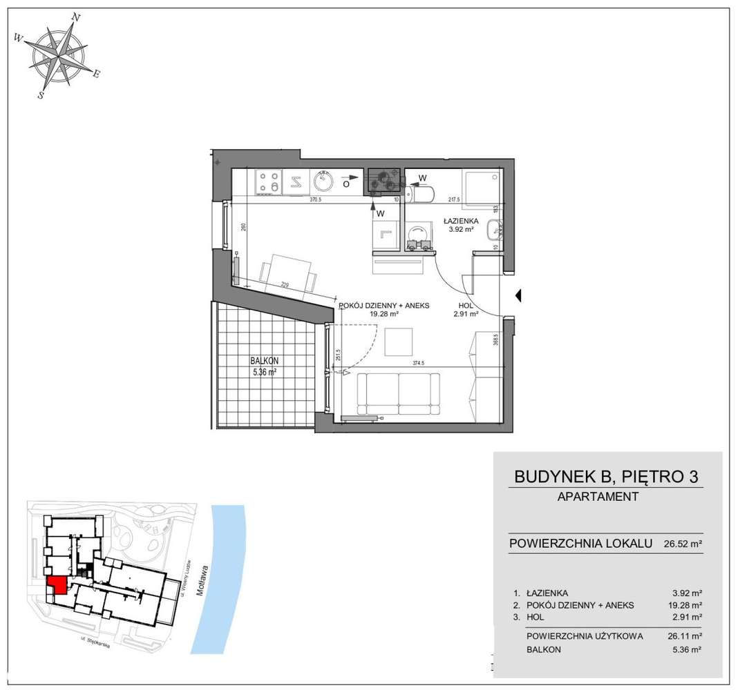 Kawalerka w sercu Gdańska - tuż nad Motławą-5