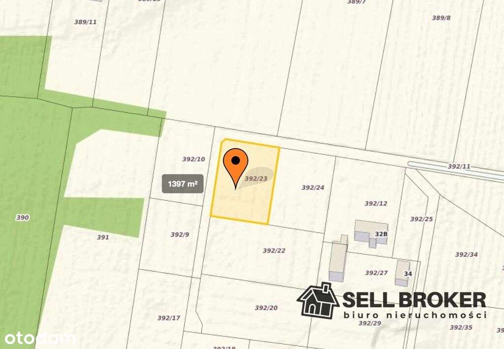 Działka budowlana 1 398 m2 / super lokalizacja - Pełny obrazek: 5/8