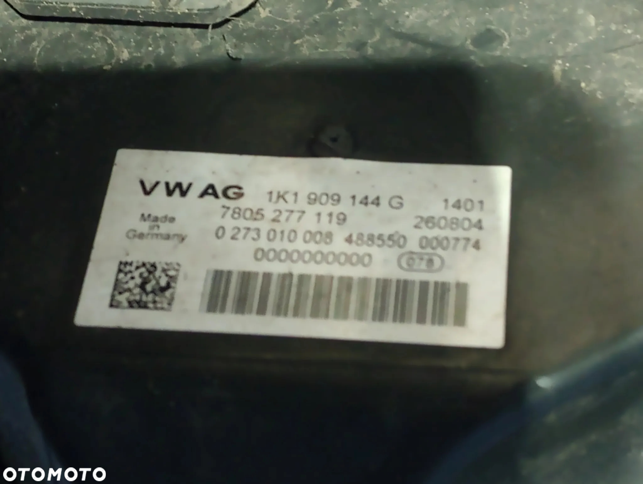 Przekładnia Kierownicza Maglownica Audi Seat VW UK 1K1909144G - 4