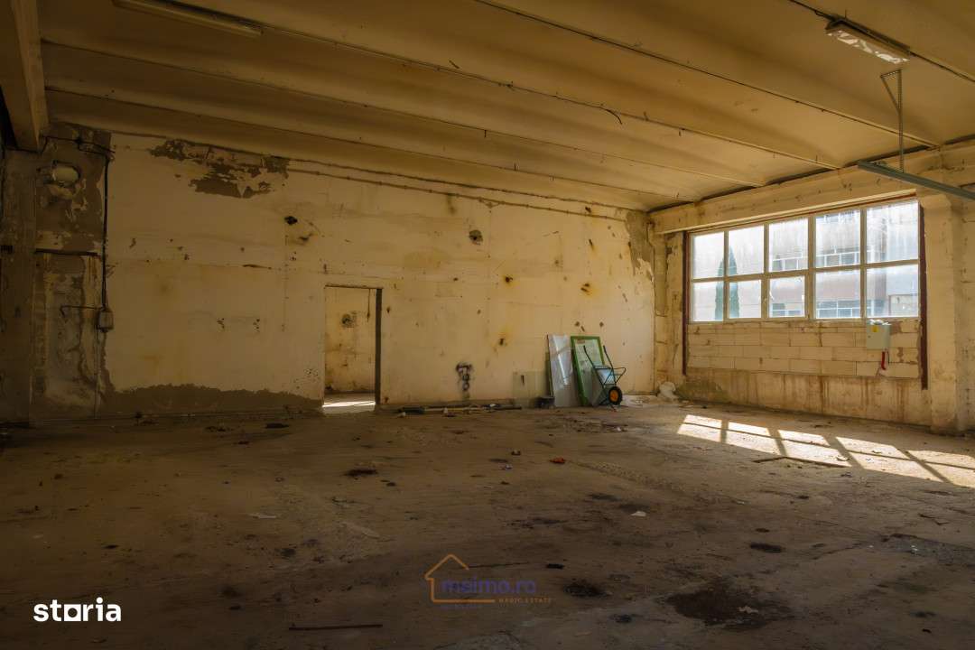 Hala de 307 mp – pozitie strategica intre Gara si Școala Nr. 2-5