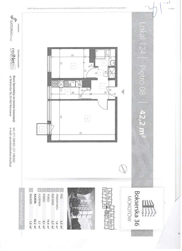 sprzedam mieszkanie - Pełny obrazek: 1/8