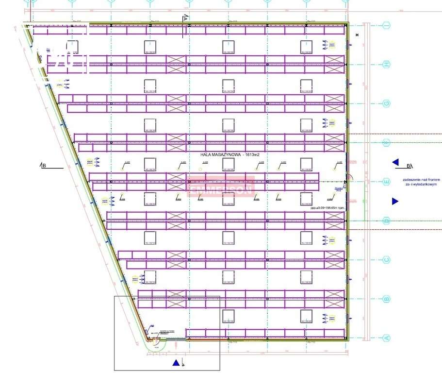 Hala produkcyjno magazynowa z zapleczem. Czyżyny - Pełny obrazek: 4/6