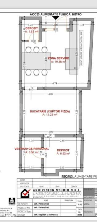 Spatiu comercial, 45 mp, zona The Office - Imagine principală: 1/1