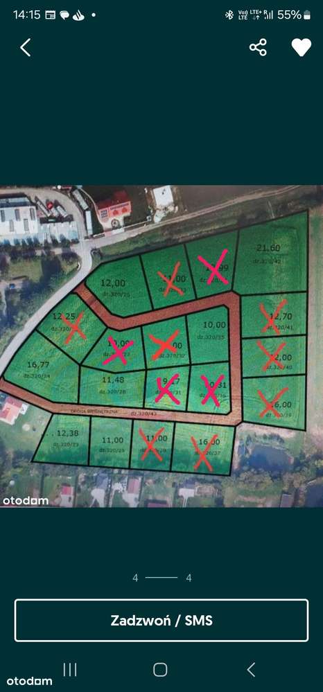 działka budowlana 10 ar Domaniów, warunki zabudowy - Pełny obrazek: 4/4