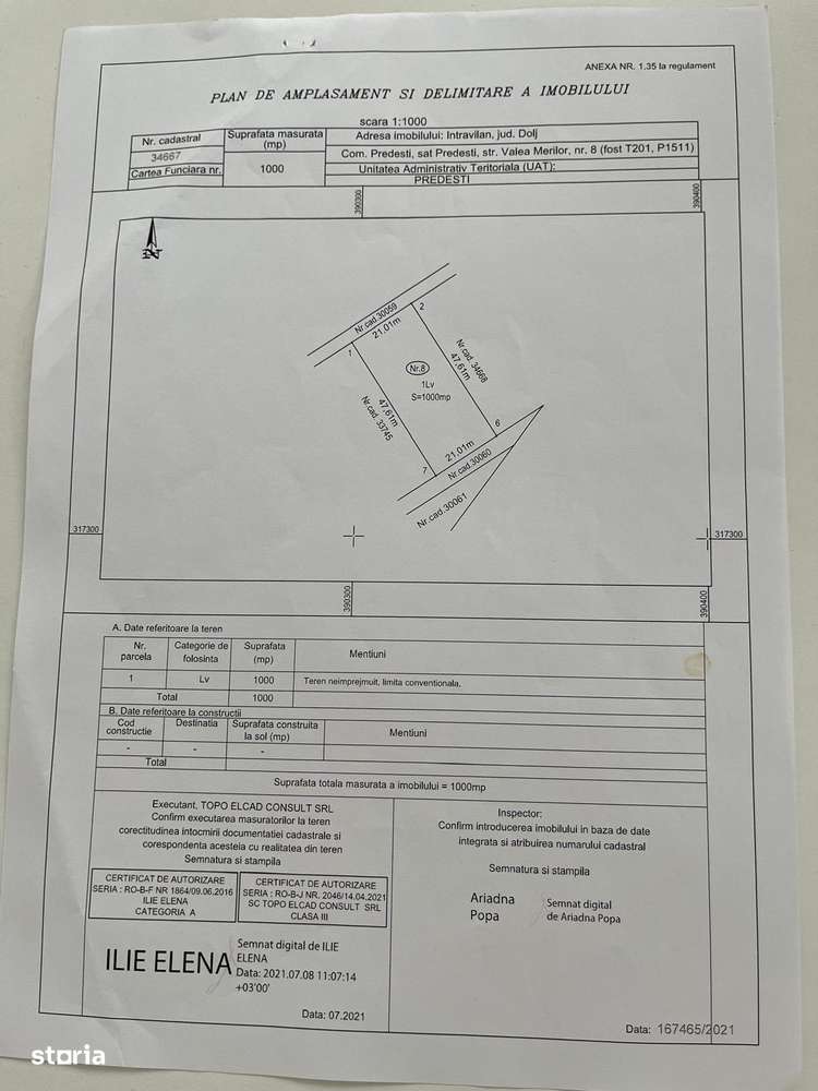 Teren intravilan Predesti Valea Merilor-3