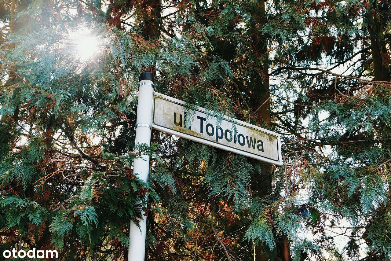 Kamionki, ul. Topolowa, działka 1000m2, MPZP-12