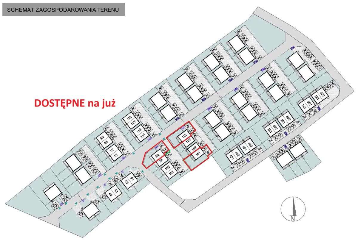 Kaszuby k. Gdańska bliźniak 79m² 2 parkingi ogród - Pełny obrazek: 2/20