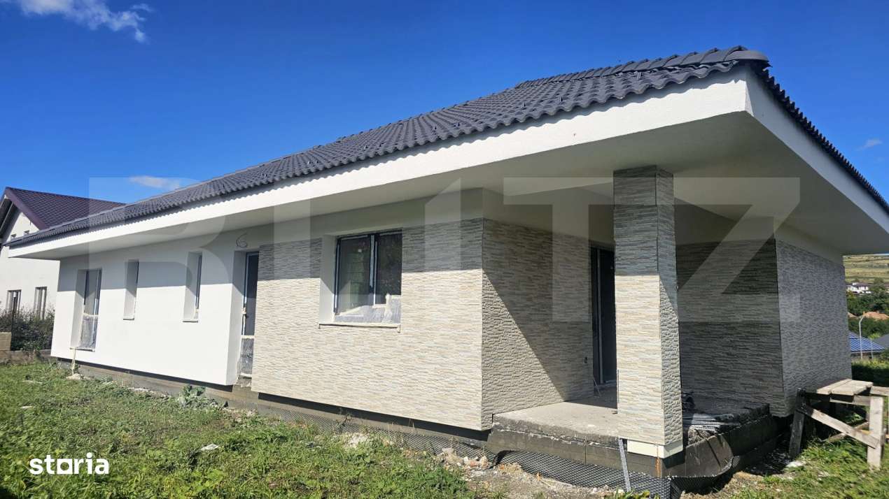 Casa individuala pe un nivel, 115 mp utili, 467 mp teren, Chinteni - Imagine principală: 1/10