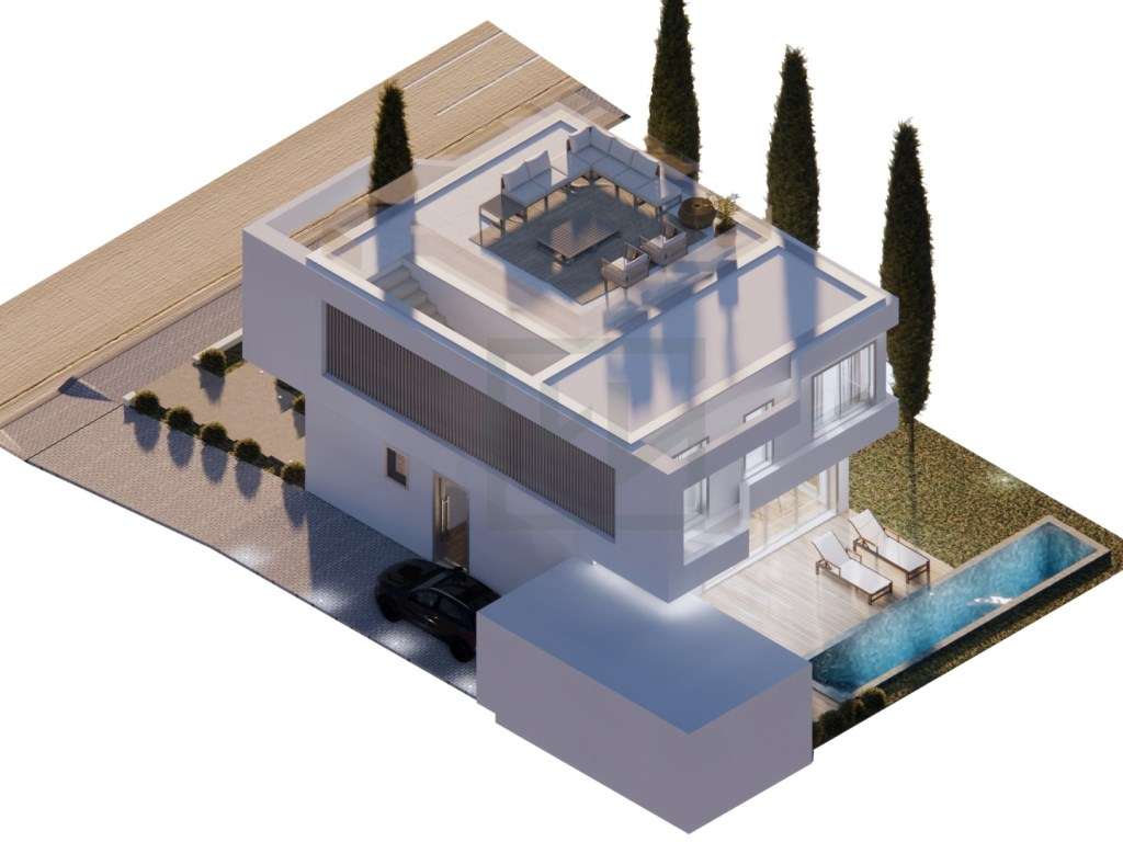 Aroeira / Moradia Nova V4 com rooftop e piscina-18