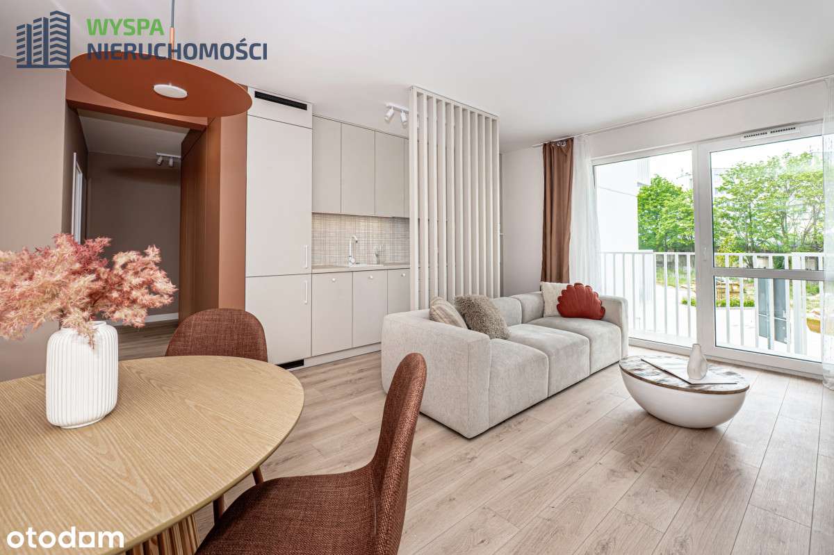 Śliczne, nowe mieszkanie z 2 balkonami, bez Pcc