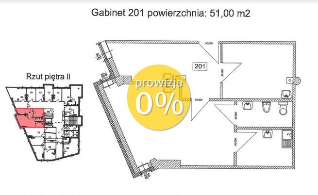 Gabinet lekarski, własne wc, poczekalnia, recepcja