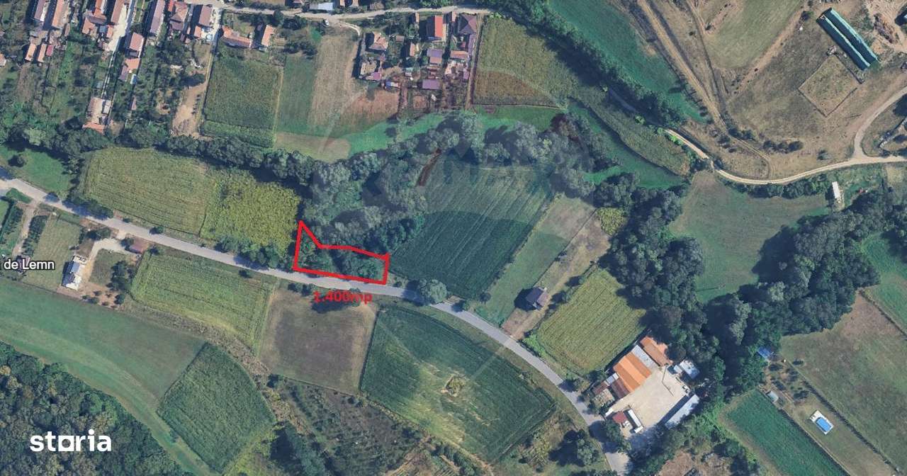 Teren 1,400mp Medias / Valea lunga - Imagine principală: 2/3