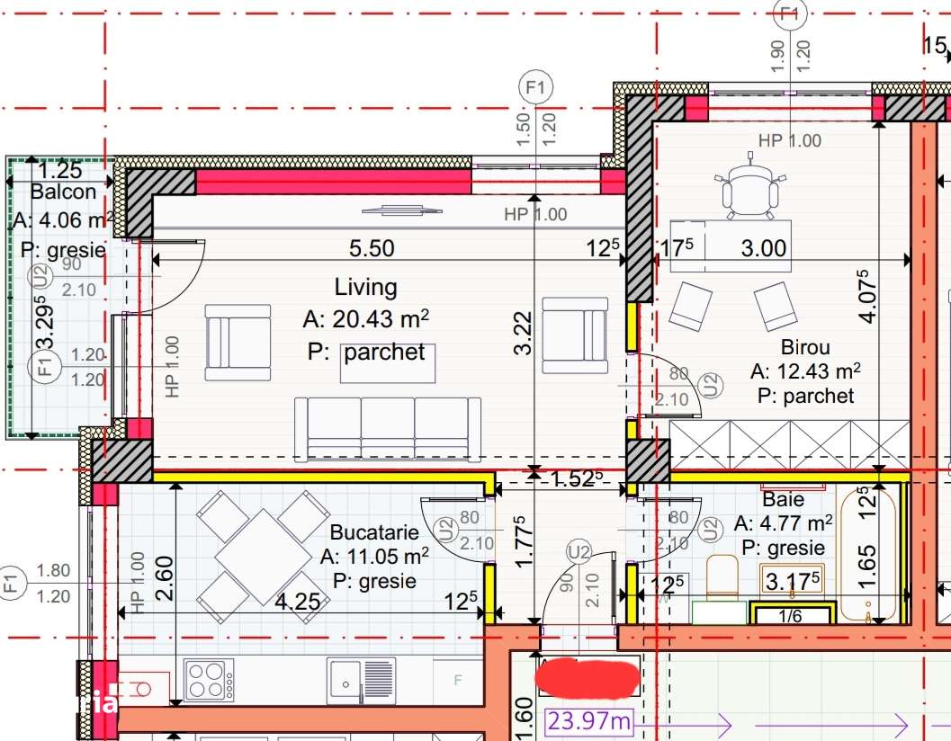 DEZVOLTATOR Apartament 2 camere decomandat-9