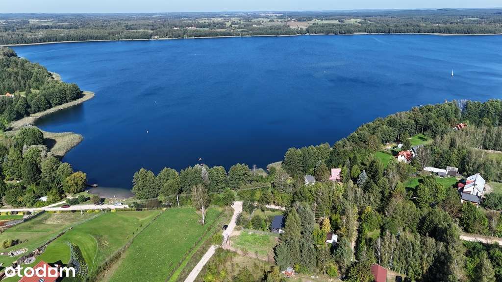Działka rekreacyjna z domkiem nad j. Leleskim-5