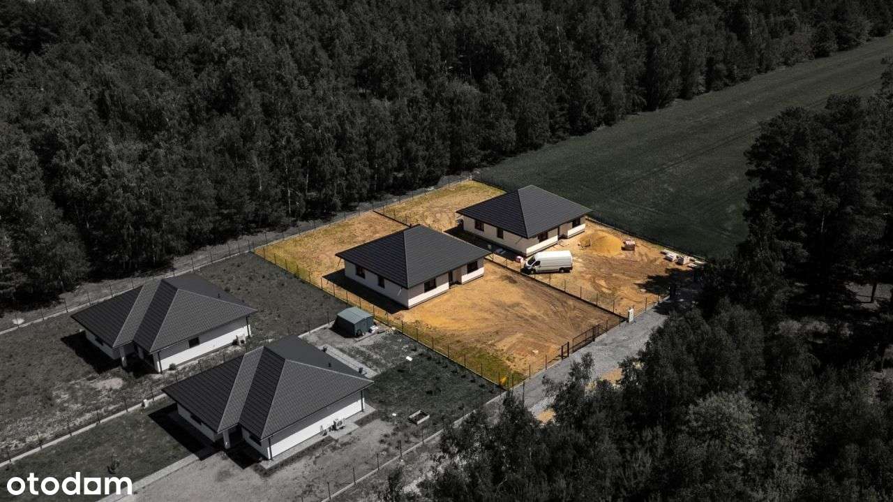 Dom parterowy obok lasu Stan dewelop Działka 1000-19