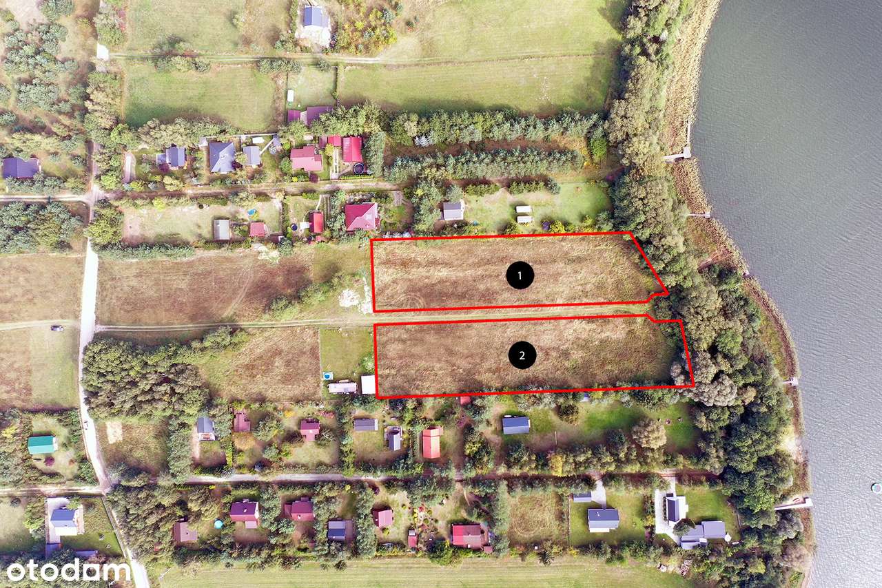 Działka z linią brzegową jeziora. - Pełny obrazek: 4/7