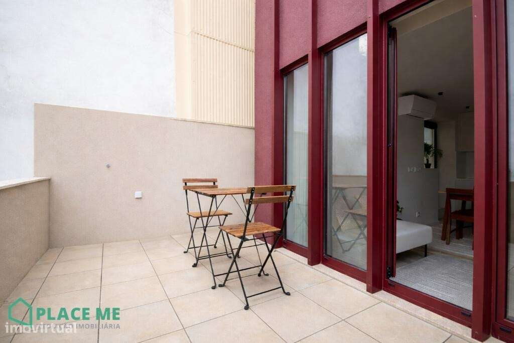 Apartamento T1 - Novo - Centro Braga - C/ Terraço - Equipado e Mobilad - Grande imagem: 4/16