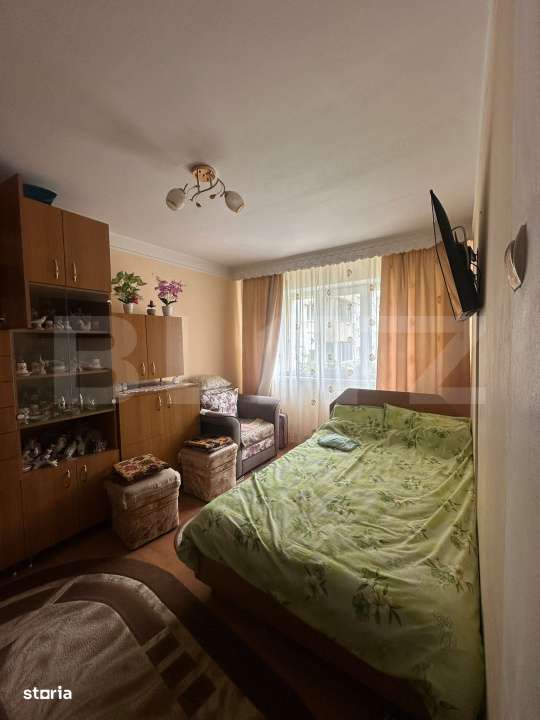 Apartament 3 camere, 64 mp, Manastur, parter, logie, bloc izolat termi - Imagine principală: 4/8