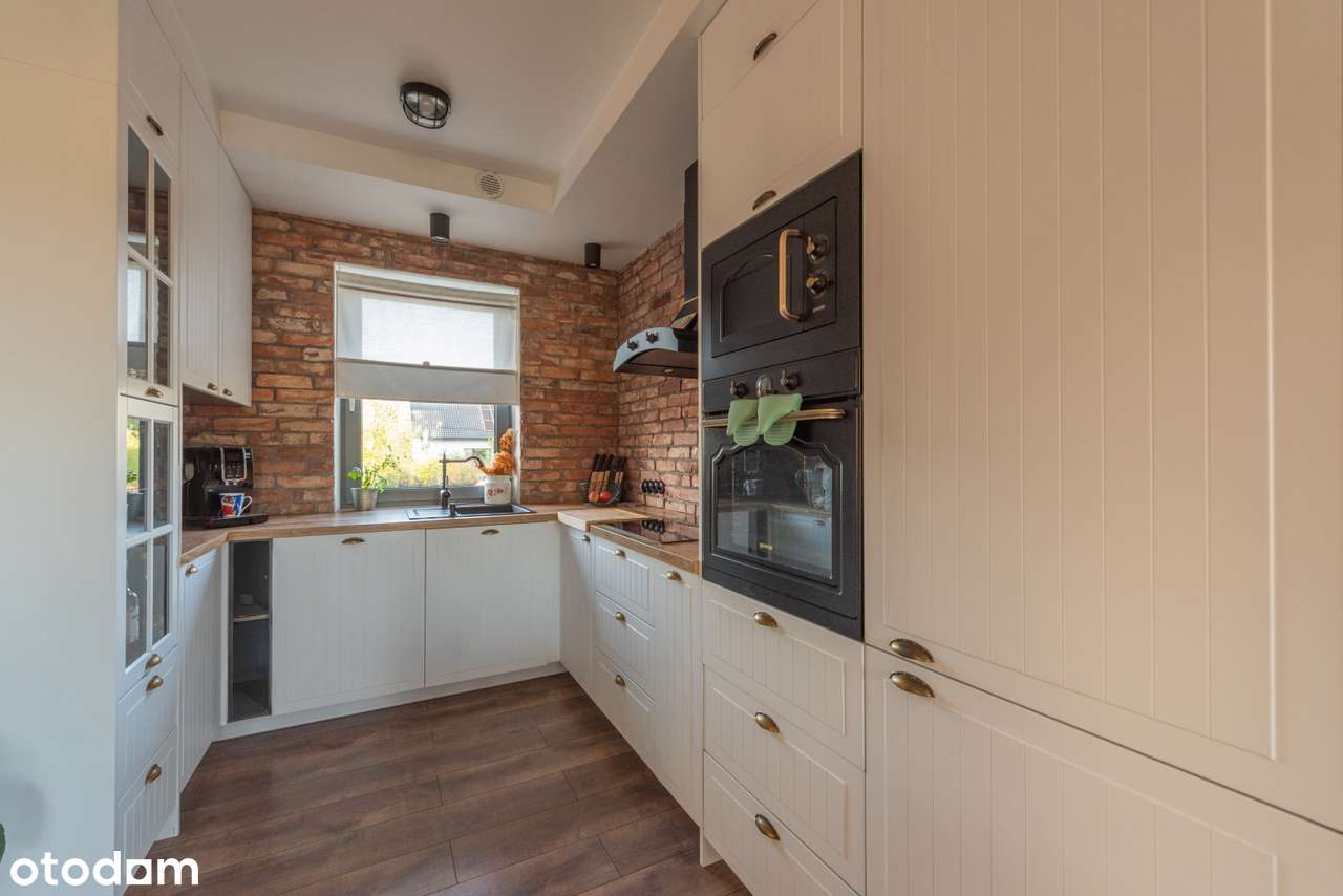 Dom parterowy z 2023r., ładna działka 1000 m2, dom oszczędny. 0% prow.-5