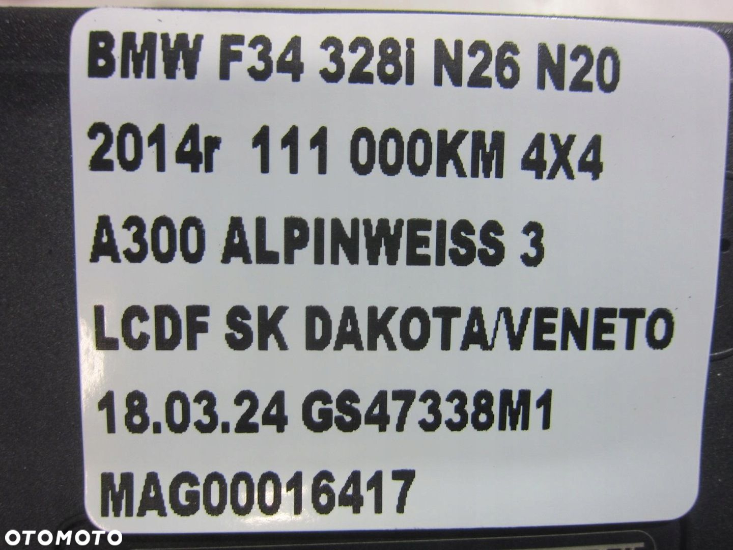 BMW 3 F34 GT F20 F30 F36 POMPA HAMULCOWA STEROWNIK ABS 6870912 6851095 - 7