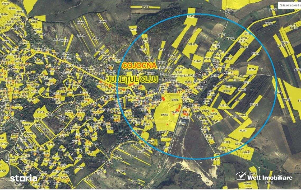 Cojocna, intravilan, 1600mp, priveliste peste bai, liniste aer curat - Imagine principală: 3/3