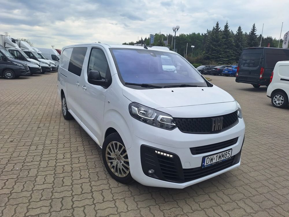 Fiat Scudo Maxi Brygadowka 2.0 145KM - 6 osób - FV23% - leasing - od dealera brygadówka - doka - 6 osob - krajowy - serwis ASO