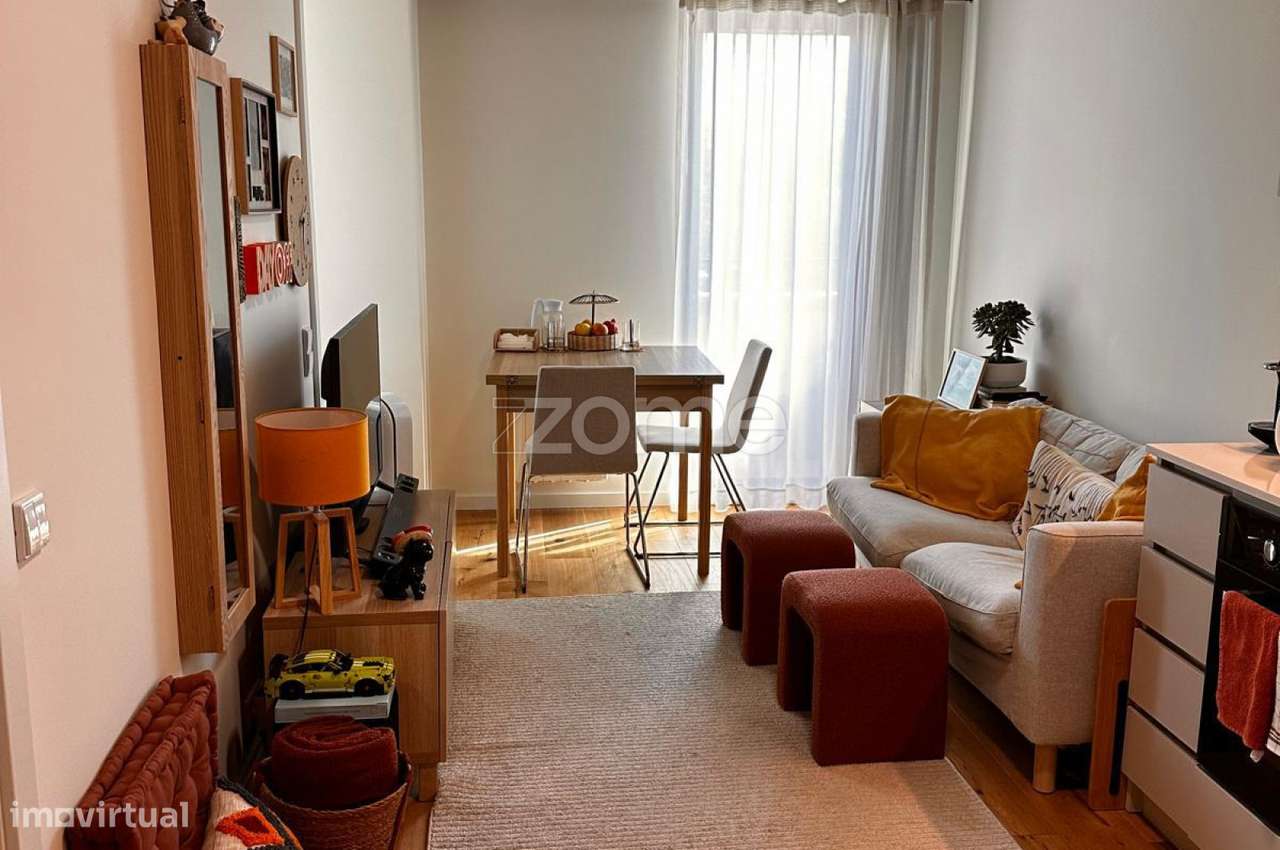 T1 Novo mobilado em Leça da Palmeira com varanda e arrumos - Grande imagem: 4/30