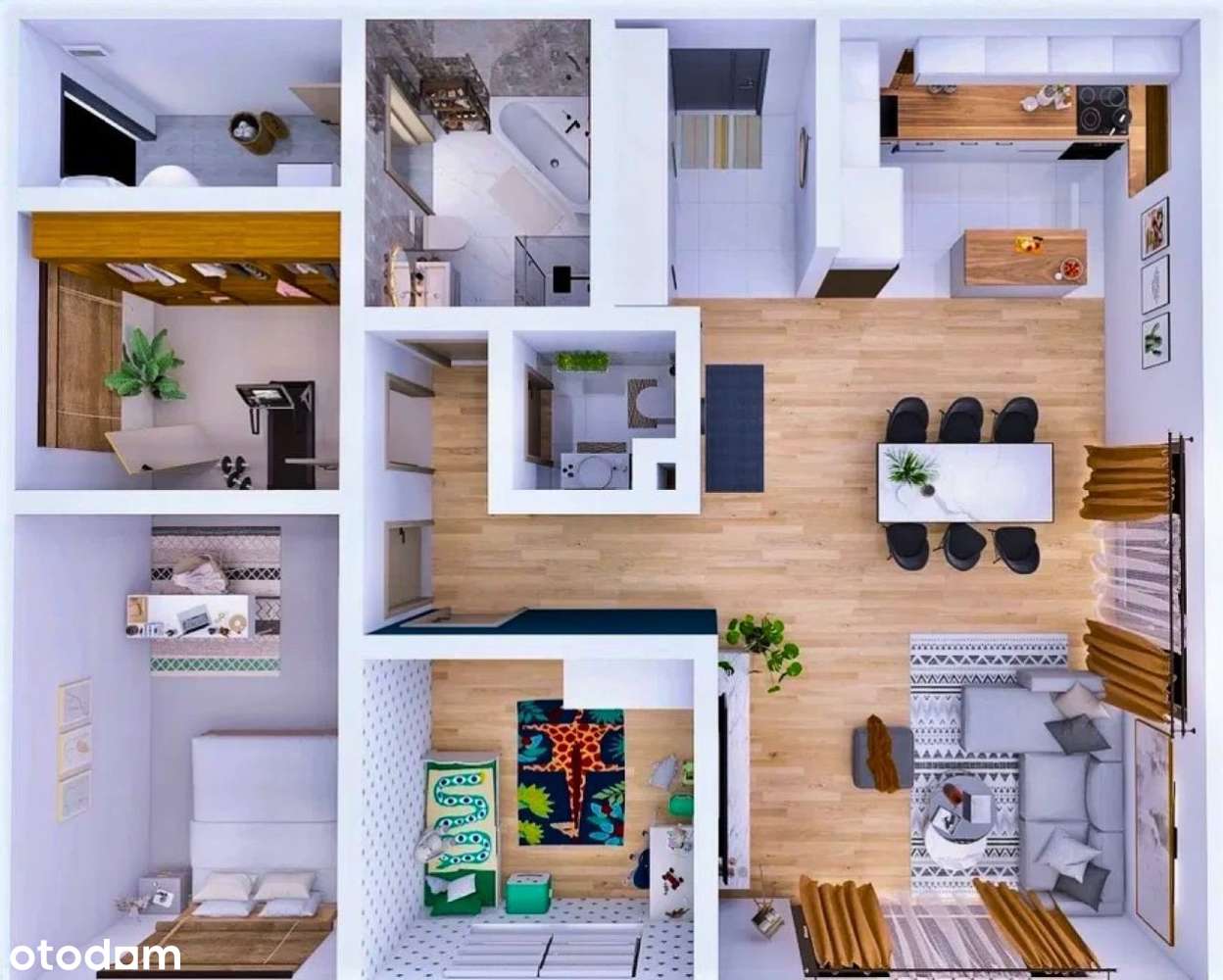 Dom wolnostojący, pod miastem, 3 sypialnie - Pełny obrazek: 5/6