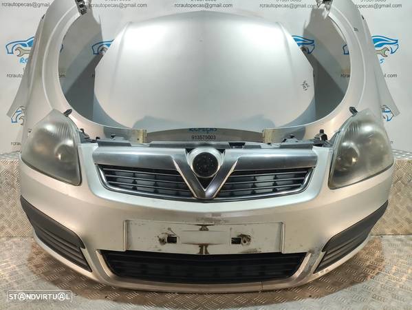 FRENTE COMPLETA OPEL ZAFIRA B A05 CAPOT PARACHOQUES GUARDA-LAMAS OTICAS RADIADOR VENTILADOR FRENTE FIBRA REFORÇO - 5