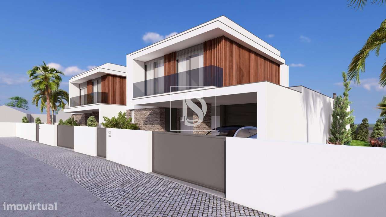 Moradia em construção com arquitetura moderna em Barcelos - Grande imagem: 2/27