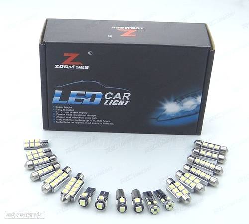 KIT COMPLETO DE 21 LÂMPADAS LED INTERIOR PARA BMW SERIE 3 E92 COUPE M GTS 316I 318I 320D 320D XDRIV - 2